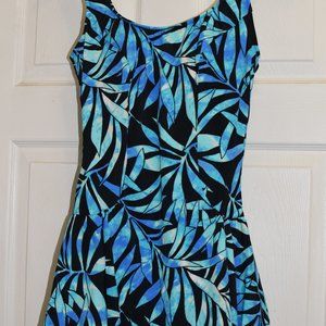 Azul by Maxine of Hollywood Floral Swim Dress - 14